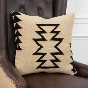 Aztec vibe wool throw pillows